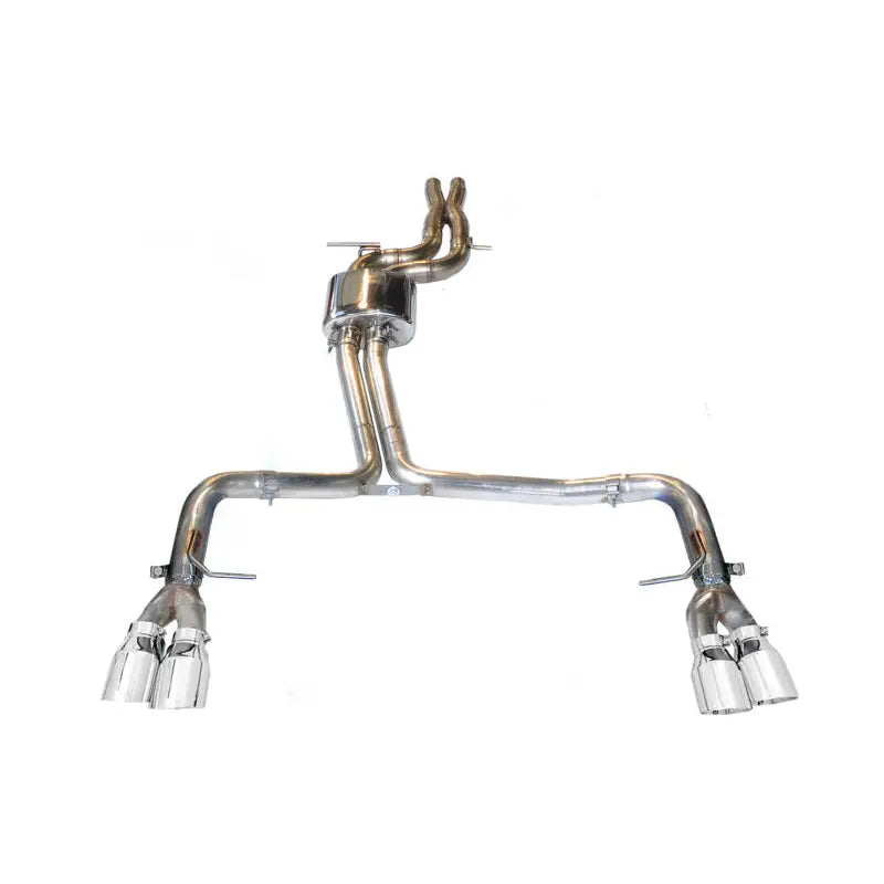 AWE Tuning 3020-42026 AWE Tuning Audi B8.5 S4 3.0T Track Edition Exhaust - Chrome Silver Tips (102mm)