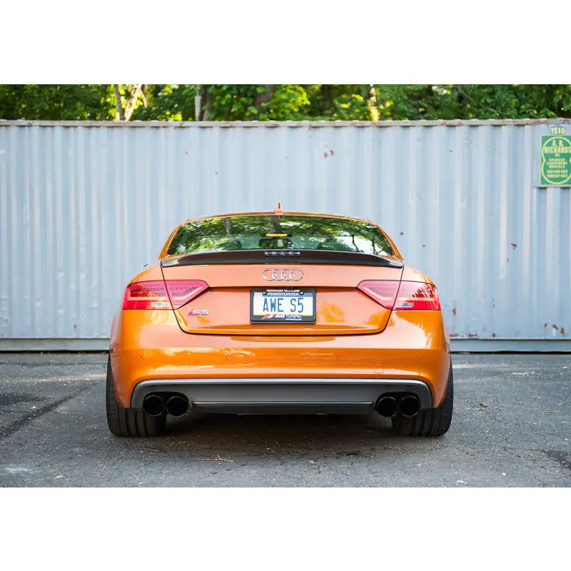 AWE Tuning 3010-43046 AWE Tuning Audi B8.5 S5 3.0T Track Edition Exhaust - Diamond Black Tips (102mm)