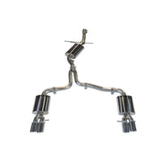 AWE Tuning 3015-42018 AWE Tuning Audi B8 A4 Touring Edition Exhaust - Quad Tip Polished Silver Tips