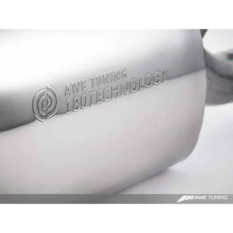 AWE Tuning Audi B8 A5 2.0T Touring Edition Exhaust - Quad Outlet Polished Silver Tips - Truck & Automotive