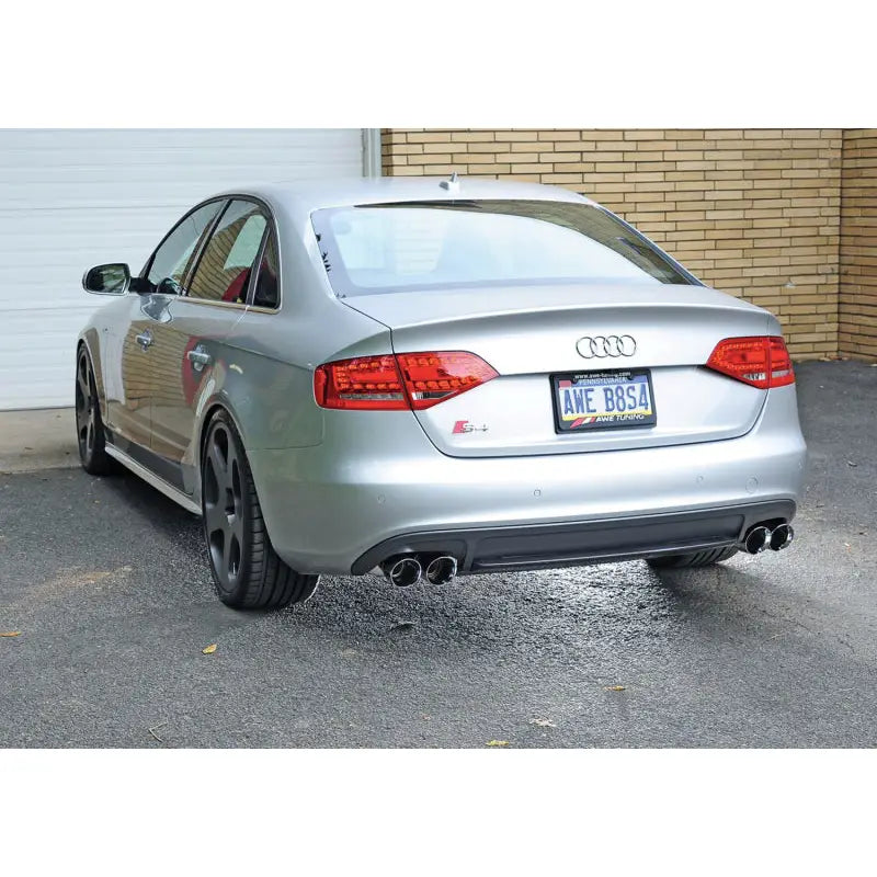 AWE Tuning 3010-42018 AWE Tuning Audi B8 / B8.5 S4 3.0T Touring Edition Exhaust - Chrome Silver Tips (90mm)