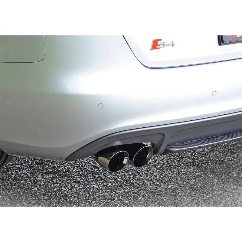 AWE Tuning 3010-43014 AWE Tuning Audi B8 / B8.5 S4 3.0T Touring Edition Exhaust - Diamond Black Tips (90mm)