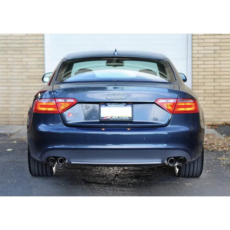 AWE Tuning 3015-42026 AWE Tuning Audi B8 S5 4.2L Touring Edition Exhaust System - Diamond Black Tips