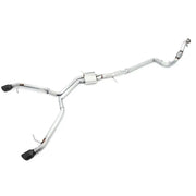 AWE Tuning 3020-33026 AWE Tuning Audi B9 A4 Track Edition Exhaust Dual Outlet - Diamond Black Tips (Includes DP)