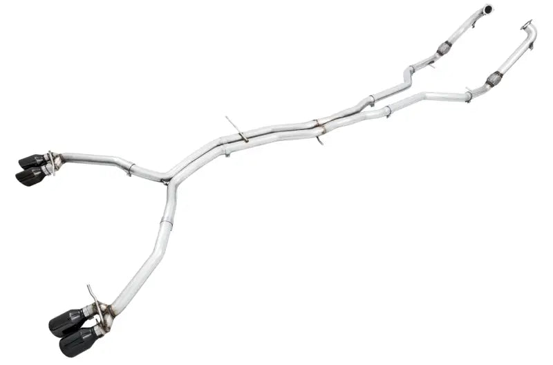 Stainless steel track edition exhaust with diamond black tips for Audi B9 S5 Coupe