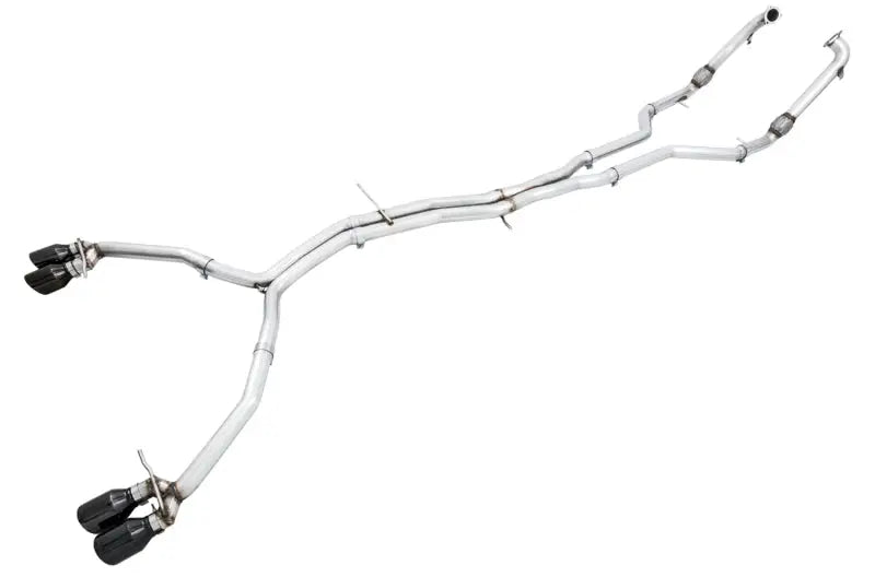 Stainless steel track edition exhaust with black tips for Audi B9 S5 Coupe 3.0T