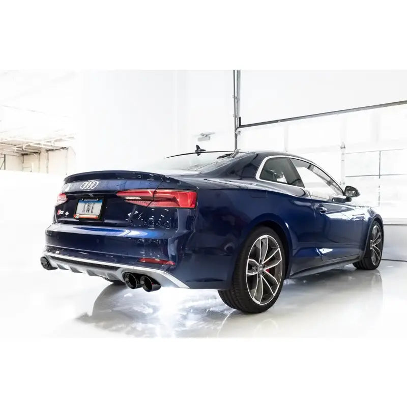 AWE Tuning 3010-43058 AWE Tuning Audi B9 S5 Coupe 3.0T Track Edition Exhaust - Diamond Black Tips (102mm)