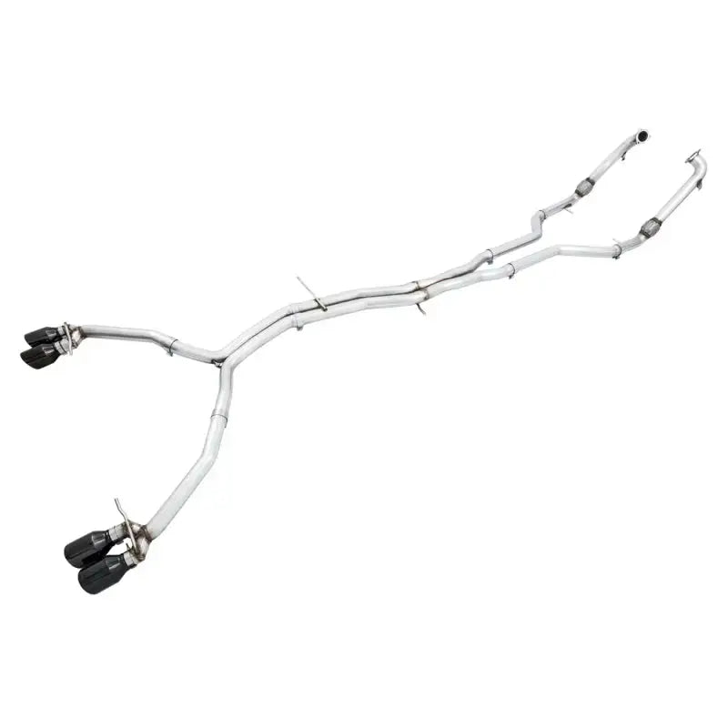 Stainless steel track edition exhaust with black tips for Audi B9 S5 Coupe 3.0T