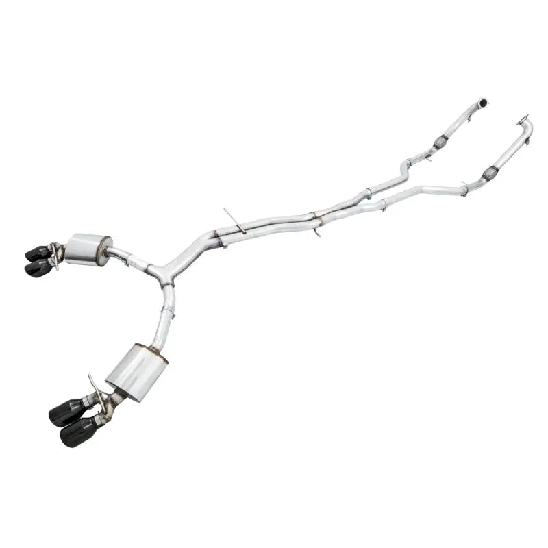 AWE Tuning 3020-43064 AWE Tuning Audi B9 S5 Sportback Touring Edition Exhaust - Non-Resonated (Black 102mm Tips)