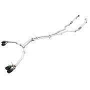 AWE Tuning 3010-43062 AWE Tuning Audi B9 S5 Sportback Track Edition Exhaust - Non-Resonated (Black 102mm Tips)