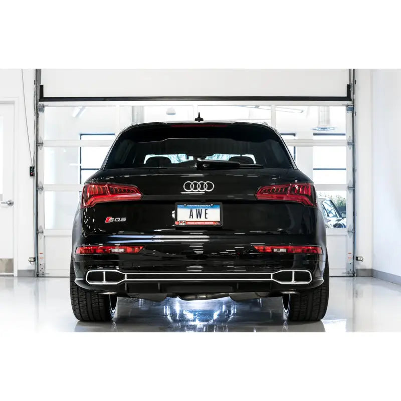 AWE Tuning 3020-31022 AWE Tuning Audi B9 SQ5 Non-Resonated Touring Edition Cat-Back Exhaust - No Tips (Turn Downs)