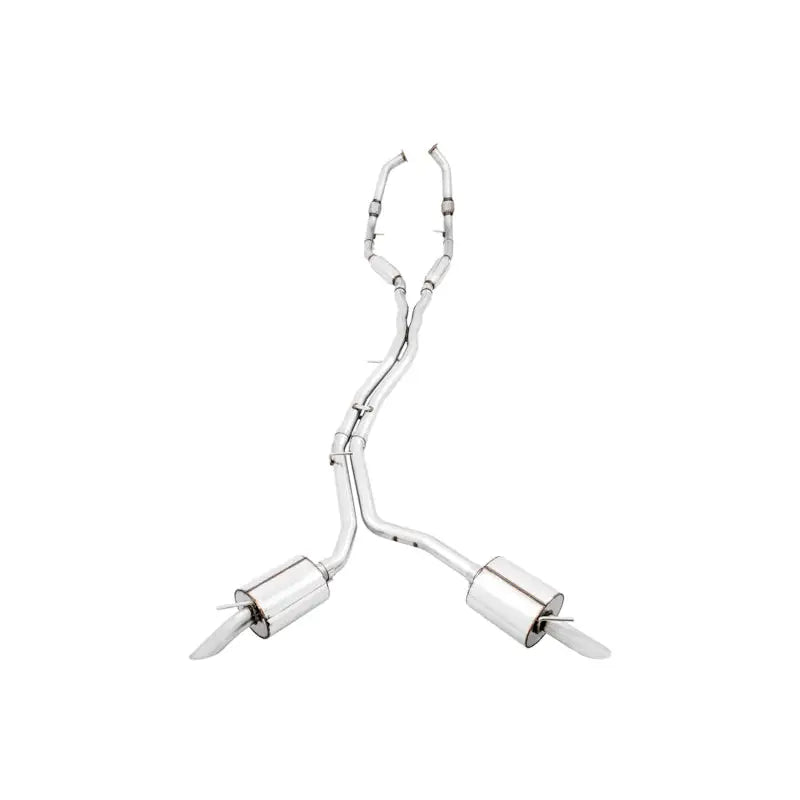 AWE Tuning 3015-31016 AWE Tuning Audi B9 SQ5 Resonated Touring Edition Cat-Back Exhaust - No Tips (Turn Downs)