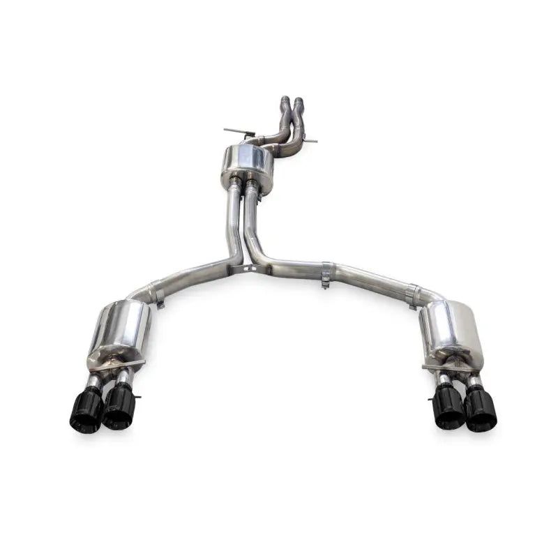 AWE Tuning 3015-43076 AWE Tuning Audi C7.5 A6 3.0T Touring Edition Exhaust - Quad Outlet Diamond Black Tips