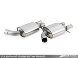 AWE Tuning Audi C7.5 A7 3.0T Touring Edition Exhaust - Quad Outlet Diamond Black Tips 