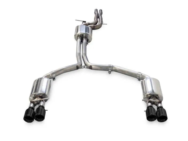 AWE Tuning Audi C7.5 A7 3.0T Touring Edition Exhaust - Quad Outlet Diamond Black Tips 