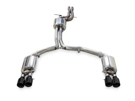 AWE Tuning Audi C7.5 A7 3.0T Touring Edition Exhaust - Quad Outlet Diamond Black Tips 