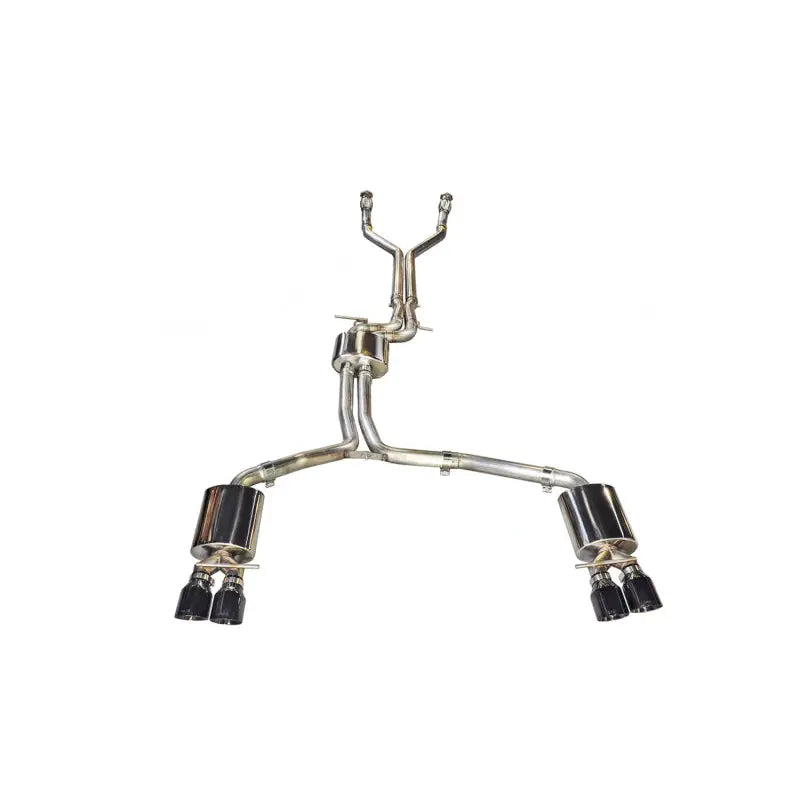 AWE Tuning 3015-43010 AWE Tuning Audi C7 / C7.5 S6 4.0T Touring Edition Exhaust - Diamond Black Tips