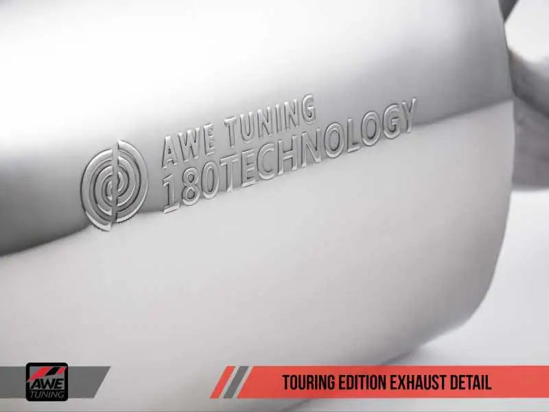 AWE Tuning Audi C7 / C7.5 S6 4.0T Touring Edition Exhaust - Polished Silver Tips 