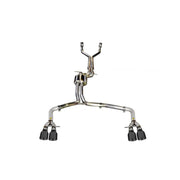 AWE Tuning 3020-43050 AWE Tuning Audi C7 / C7.5 S6 4.0T Track Edition Exhaust - Diamond Black Tips