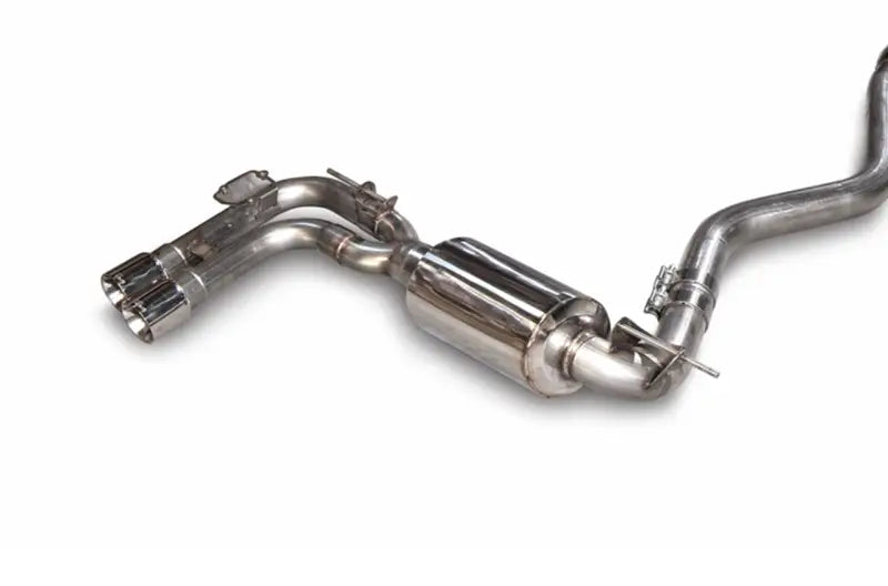 AWE Tuning BMW F3X N20/N26 328i/428i Touring Edition Exhaust Quad Outlet - 80mm Chrome Silver Tips - Truck & Automotive