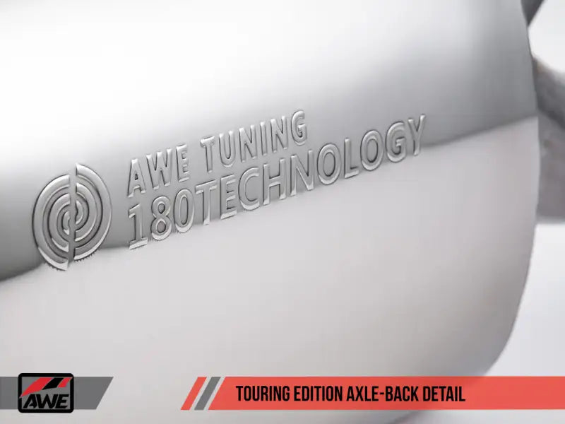 AWE Tuning BMW F3X N20/N26 328i/428i Touring Edition Exhaust Quad Outlet - 80mm Chrome Silver Tips - Truck & Automotive