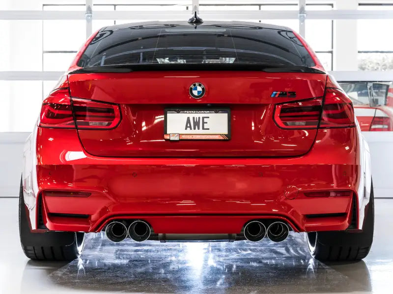 AWE Tuning BMW F8X M3/M4 SwitchPath Catback Exhaust - Chrome Silver Tips - Truck & Automotive