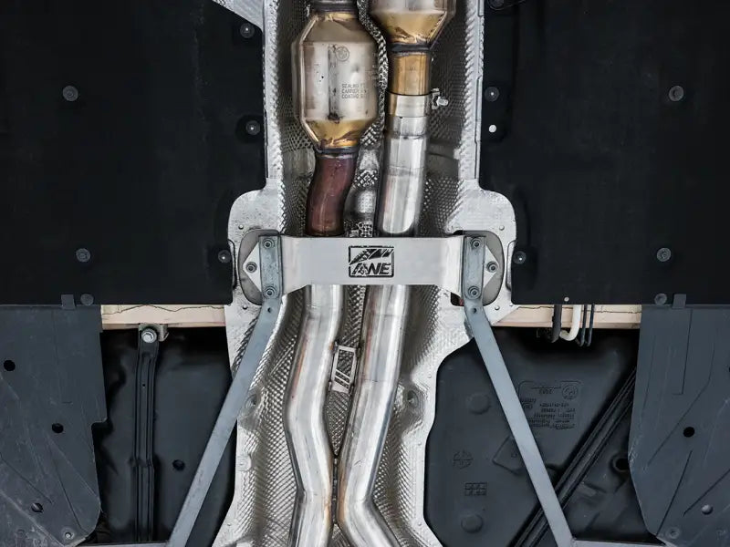 AWE Tuning BMW F8X M3/M4 Track Edition Catback Exhaust - Chrome Silver Tips - Truck & Automotive