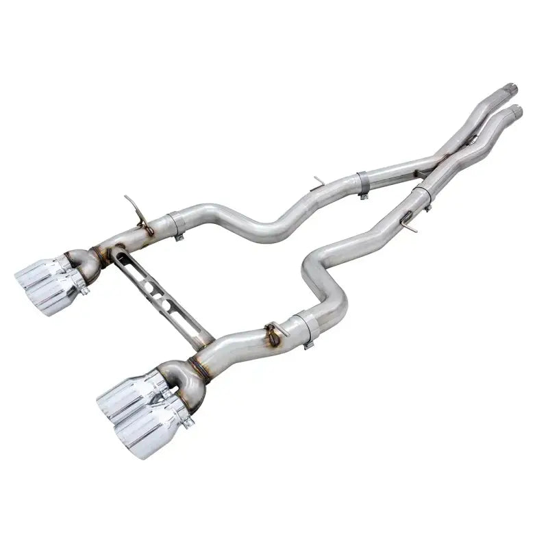 AWE Tuning BMW F8X M3/M4 Track Edition Catback Exhaust - Chrome Silver Tips - Truck & Automotive