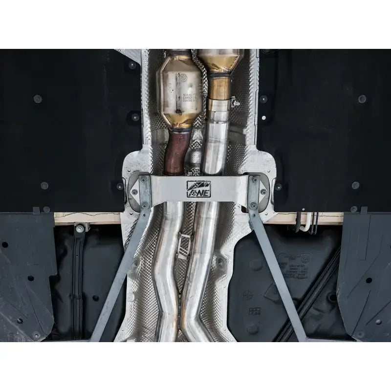 AWE Tuning BMW F8X M3/M4 Track Edition Catback Exhaust - Chrome Silver Tips - Truck & Automotive