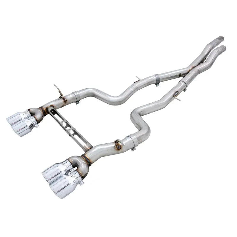 AWE Tuning 3020-42082 AWE Tuning BMW F8X M3/M4 Track Edition Catback Exhaust - Chrome Silver Tips