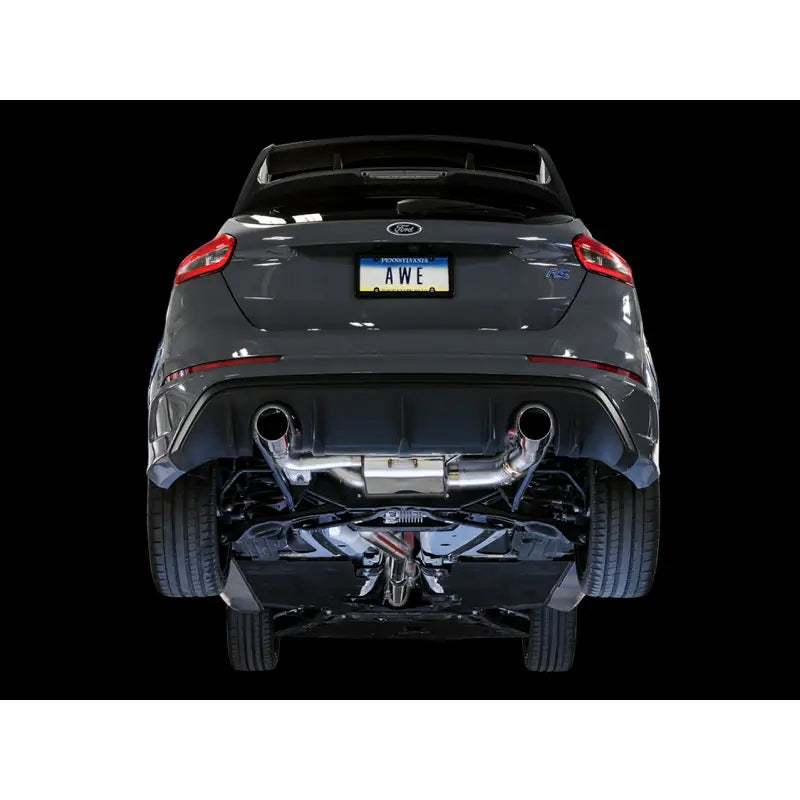 AWE Tuning 3025-33024 AWE Tuning Ford Focus RS SwitchPath Cat-back Exhaust - Diamond Black Tips
