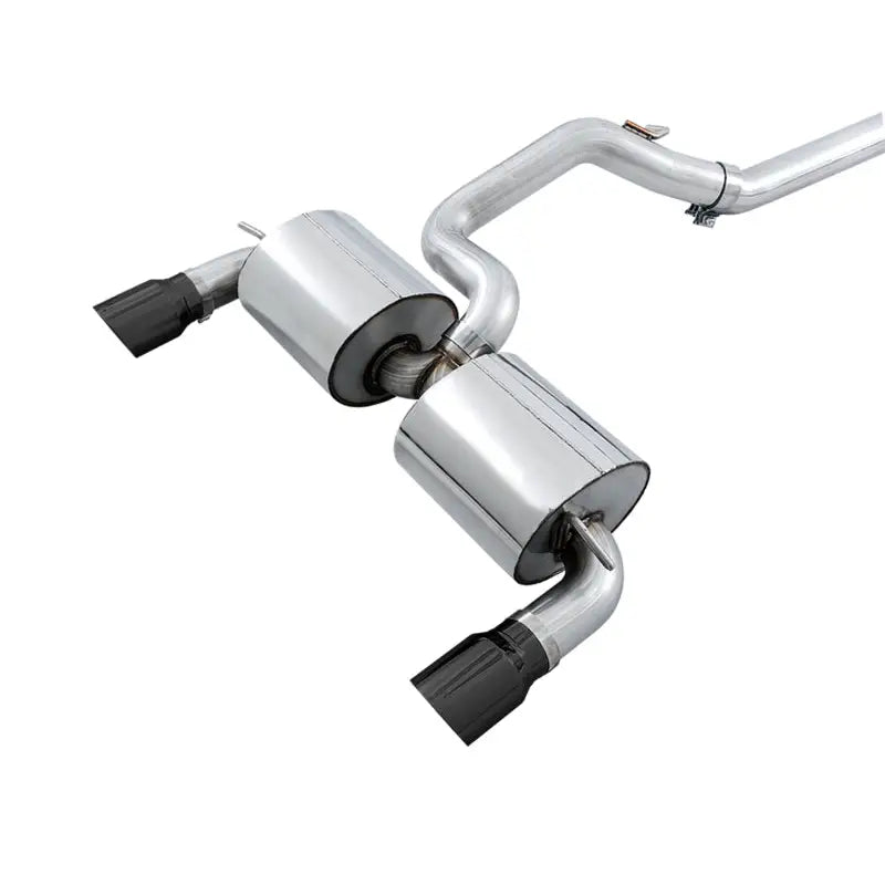AWE Tuning 3020-33042 AWE Tuning Ford Focus RS Touring Edition Cat-back Exhaust - Resonated - Diamond Black Tips