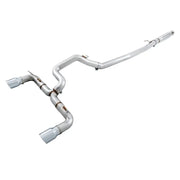 AWE Tuning 3020-32030 AWE Tuning Ford Focus RS Track Edition Cat-back Exhaust - Chrome Silver Tips