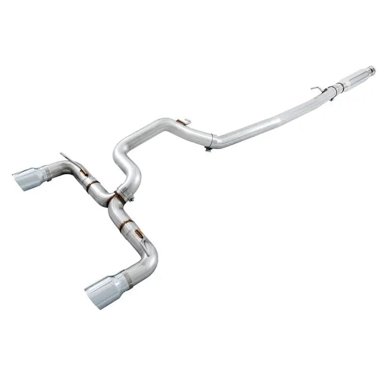 AWE Tuning 3020-32030 AWE Tuning Ford Focus RS Track Edition Cat-back Exhaust - Chrome Silver Tips