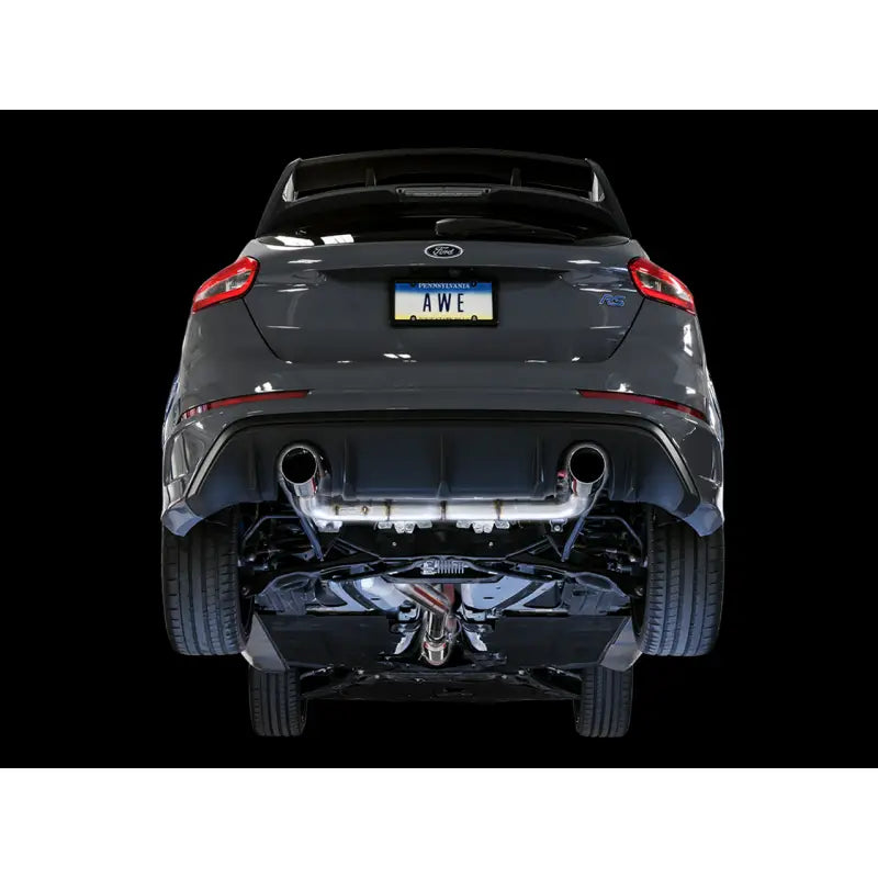 AWE Tuning 3020-33032 AWE Tuning Ford Focus RS Track Edition Cat-back Exhaust - Diamond Black Tips