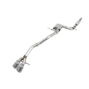AWE Tuning 3020-22028 AWE Tuning Mk6 Jetta 2.5L Track Edition Exhaust - Polished Silver Tips