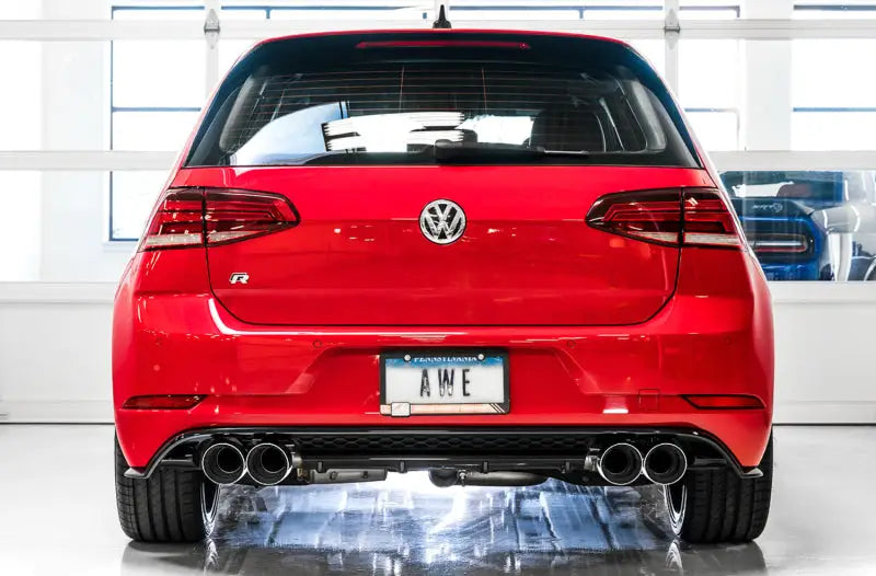 AWE Tuning Mk7 Golf R SwitchPath Exhaust w/Chrome Silver Tips 102mm - Truck & Automotive