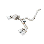 AWE Tuning 3025-42064 AWE Tuning Mk7 Golf R SwitchPath Exhaust w/Chrome Silver Tips 102mm