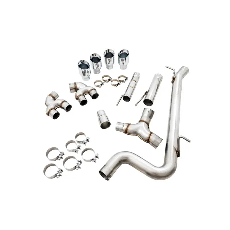 AWE Tuning 3015-42134 AWE Tuning Mk7 Golf R Track Edition Exhaust w/Chrome Silver Tips 102mm