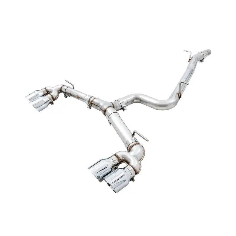 AWE Tuning 3015-42134 AWE Tuning Mk7 Golf R Track Edition Exhaust w/Chrome Silver Tips 102mm
