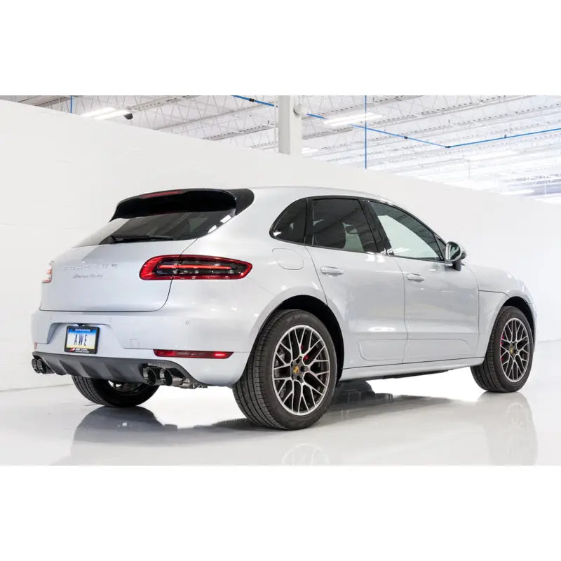 AWE Tuning 3020-43040 AWE Tuning Porsche Macan Track Edition Exhaust System - Diamond Black 102mm Tips