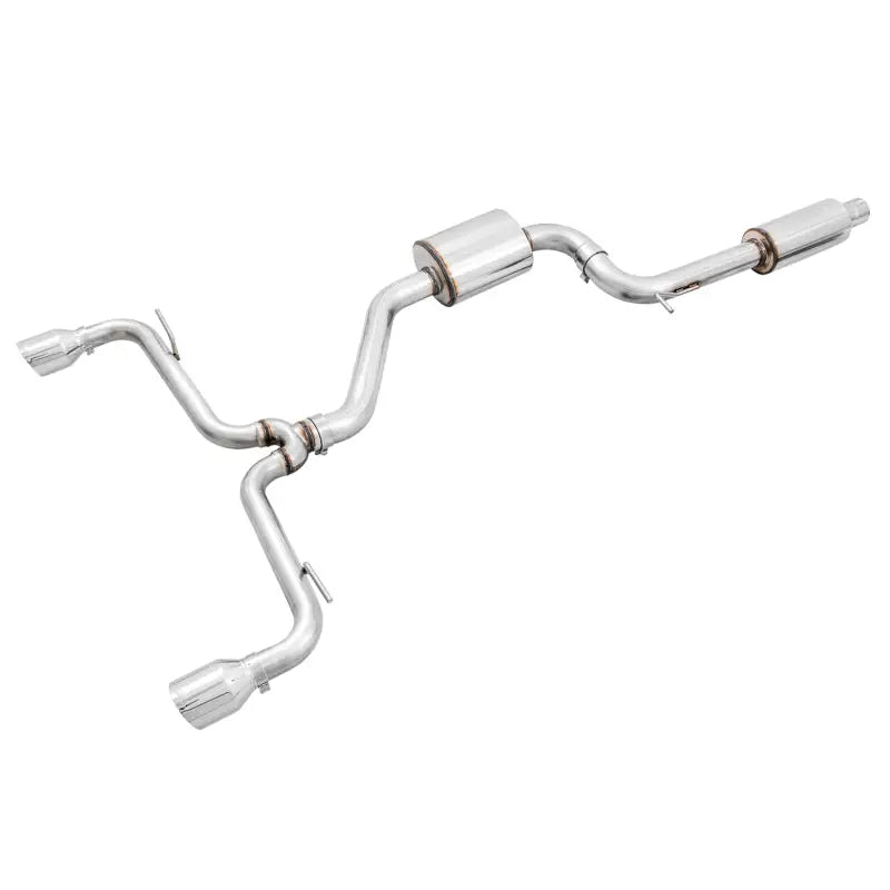 AWE Tuning 3015-32096 AWE Tuning Volkswagen GTI MK7.5 2.0T Touring Edition Exhaust w/Chrome Silver Tips 102mm