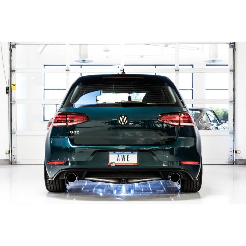 AWE Tuning 3020-32042 AWE Tuning Volkswagen GTI MK7.5 2.0T Track Edition Exhaust w/Chrome Silver Tips 102mm