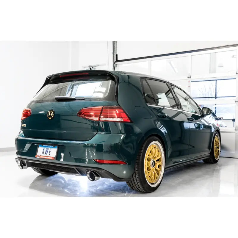 AWE Tuning 3020-32042 AWE Tuning Volkswagen GTI MK7.5 2.0T Track Edition Exhaust w/Chrome Silver Tips 102mm