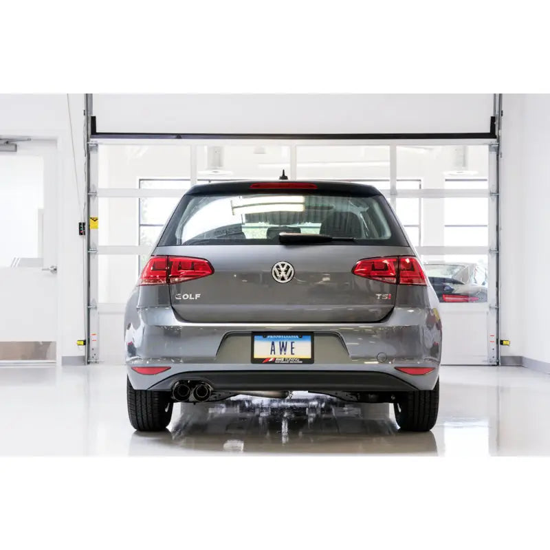 AWE Tuning 3020-23022 AWE Tuning VW MK7 Golf 1.8T Track Edition Exhaust w/Diamond Black Tips (90mm)