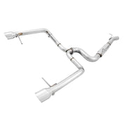 AWE Tuning 3020-32044 AWE Tuning VW MK7 Golf Alltrack/Sportwagen 4Motion Track Edition Exhaust - Polished Silver Tips