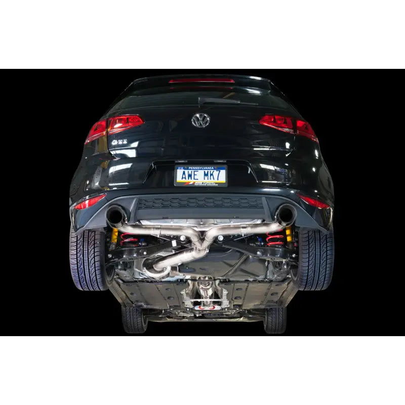 AWE Tuning 3015-32046 AWE Tuning VW MK7 GTI Touring Edition Exhaust - Chrome Silver Tips