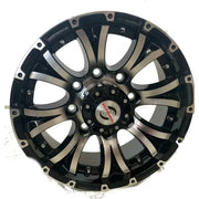 Black and silver Taskmaster wheel for ax02660865bmfl Taskmaster Aluminum vehicle