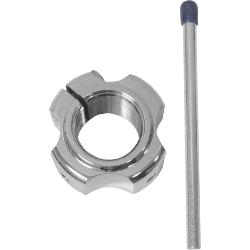 AX2-X Axle Locking Nut   Double (Silver) 
