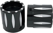 AXL-RIV-ANO Axle Nut Cover Rival Black 1" 
